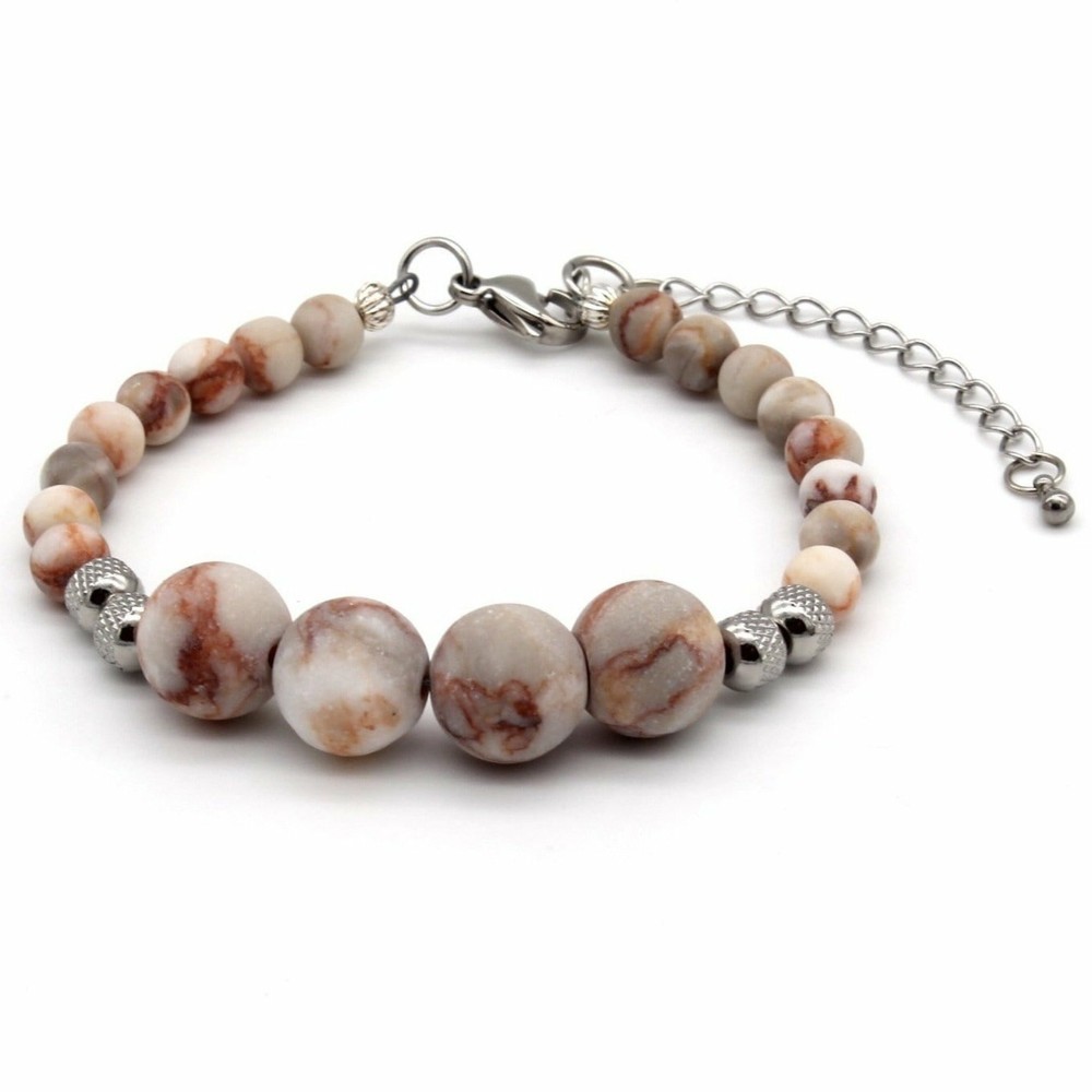 Nylon Pool Clasp Bracelet - Coral