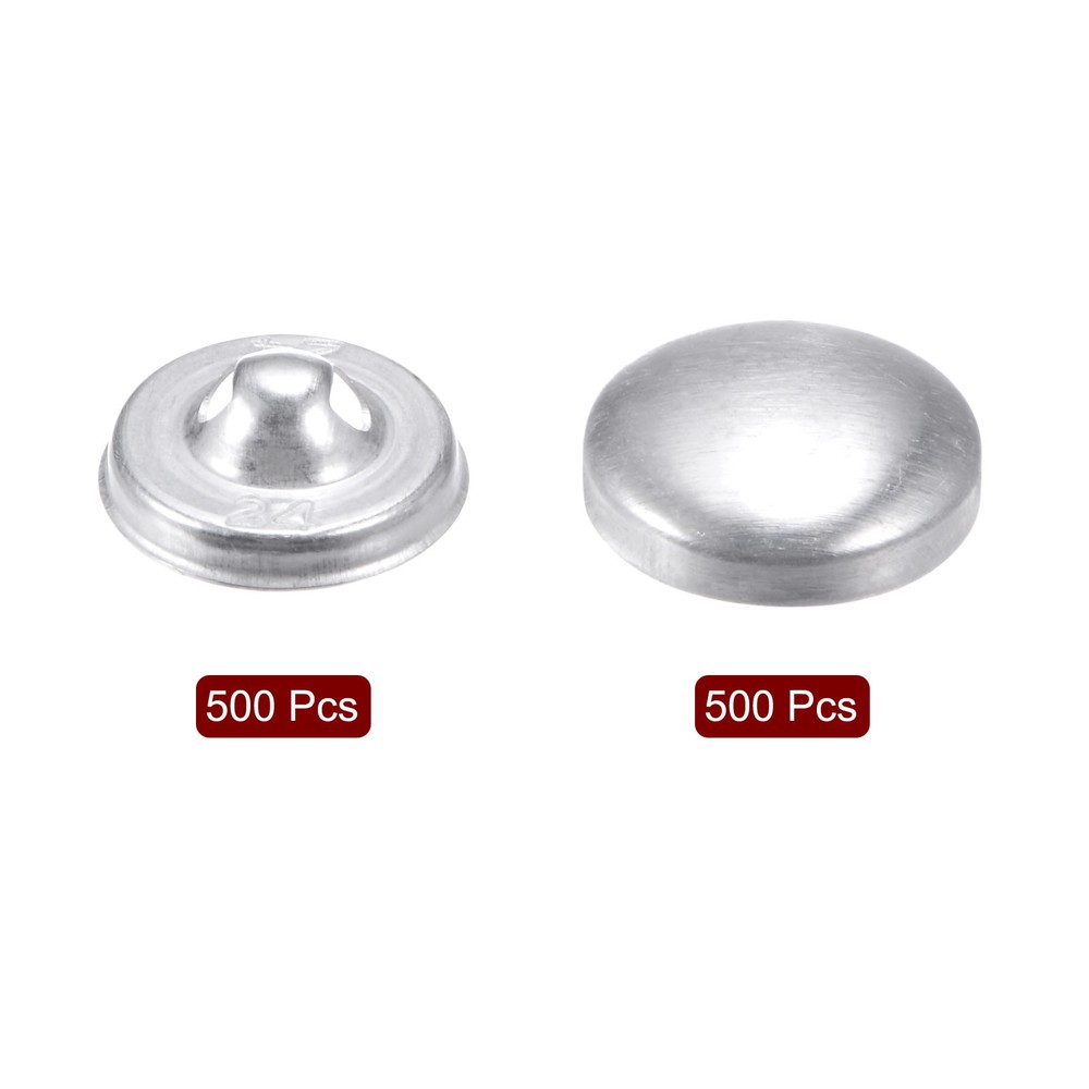 500 Set Button Supplies 24L(15mm/0.6") for Button Maker Machine