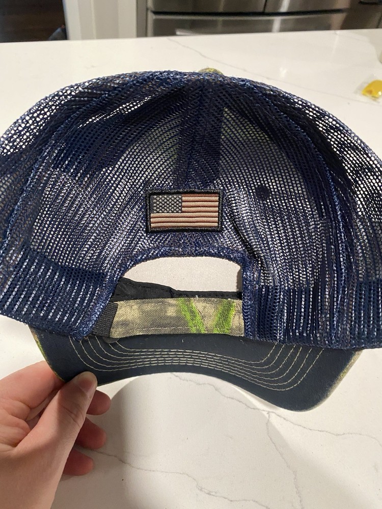 Patriotic Retro NWTF logo meshback hat