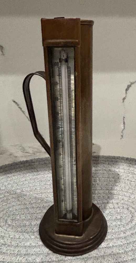 Antique Copper Brewery Proof Hydrometer.  Not Tested.