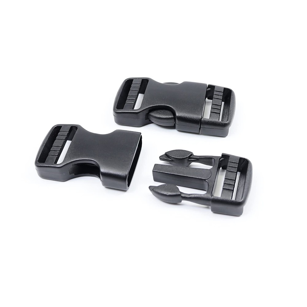 Side Release Buckles,Heavy Duty Dual Adjustable Plastic Buckle Snaps Clips Backp