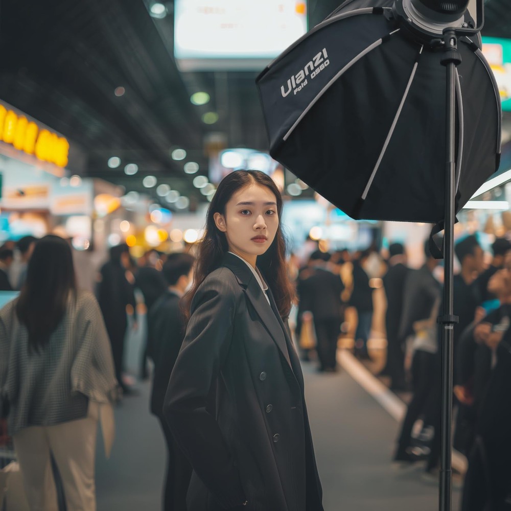 AT-05 78.7'' Heavy Duty Foldable Light Stand, 6.56ft Extendable Light Tripod ...