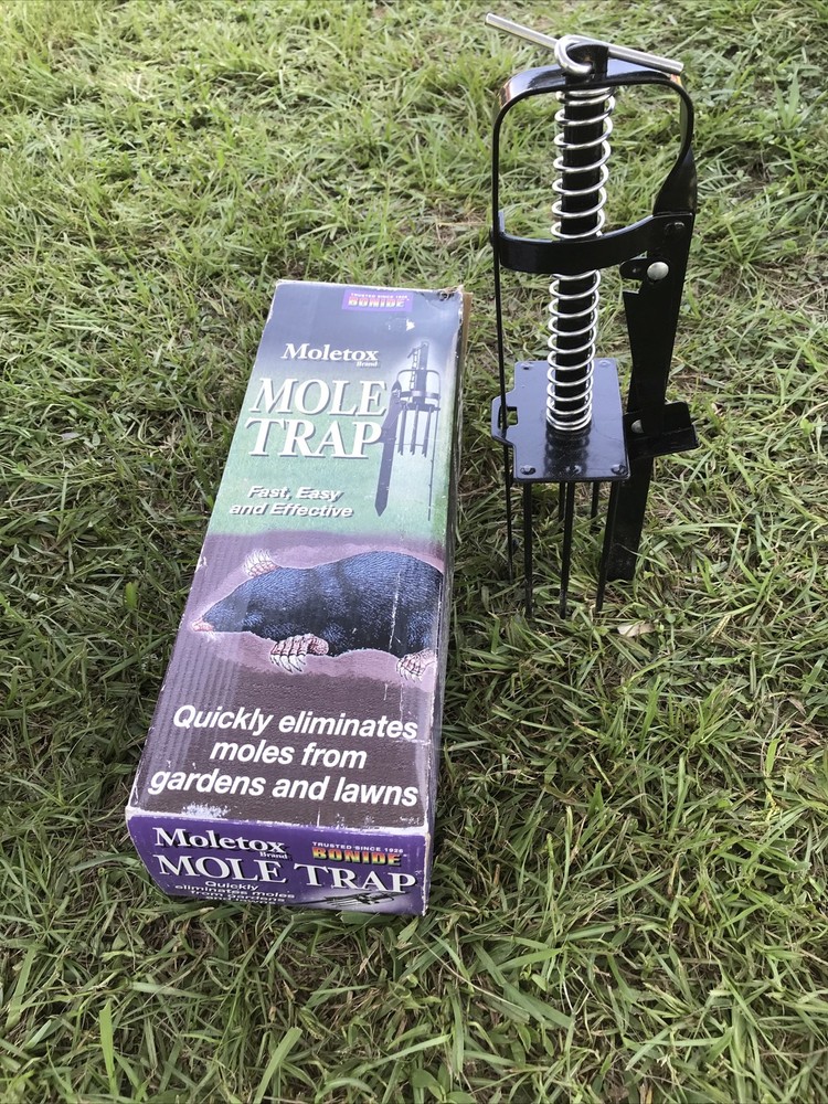 Plunger Style Mole Trap
