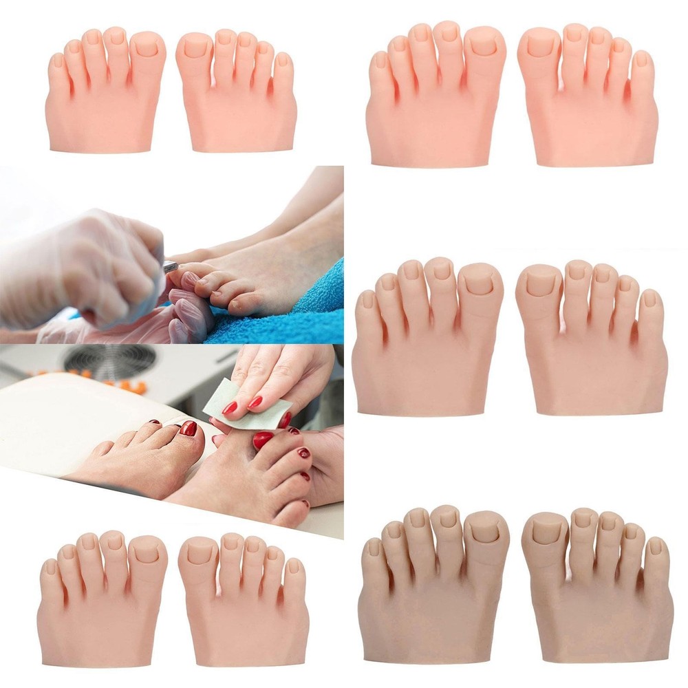 Practice Fake Foot Model Flexible Reusable Multifunctional Display Professional