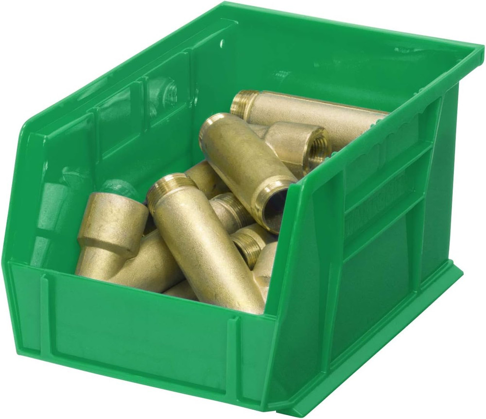 30237 Akrobins Plastic Storage Bins, Space-Saving Stackable Bins for Garage, Pan