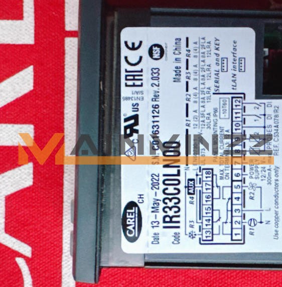 One New CAREL IR33C0LN00 Temperature Controller