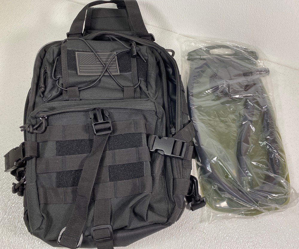 Acne 72 Oz Hydration Backpack Hiking Camping Black