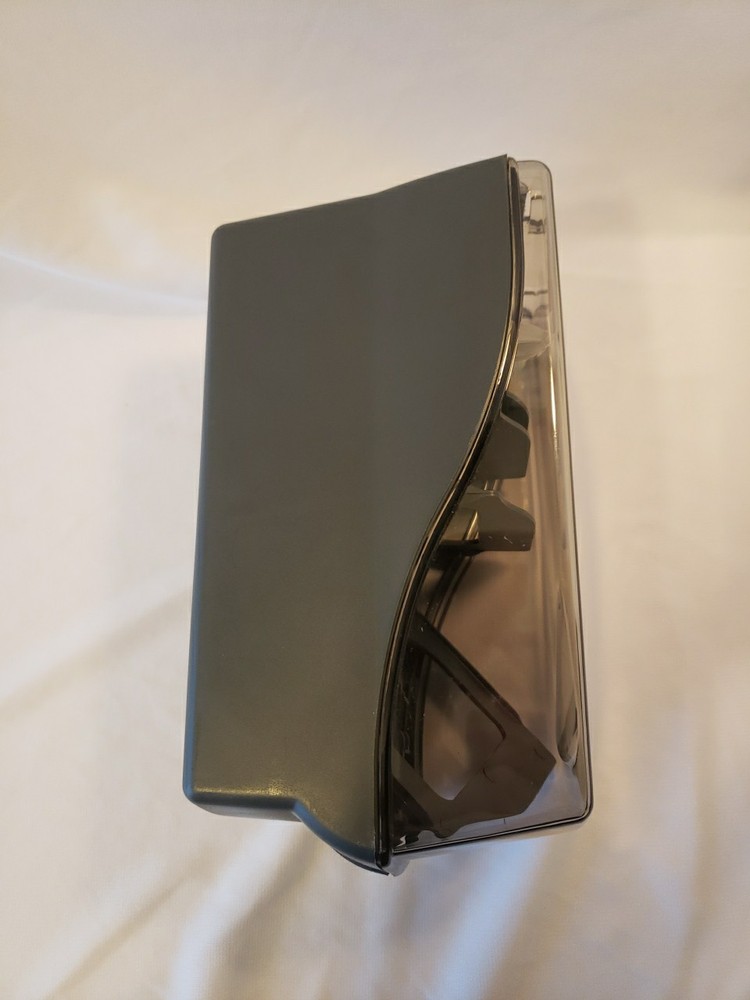 Fellowes Vintage Soft Works Diskette Tray Container Charcoal Gray