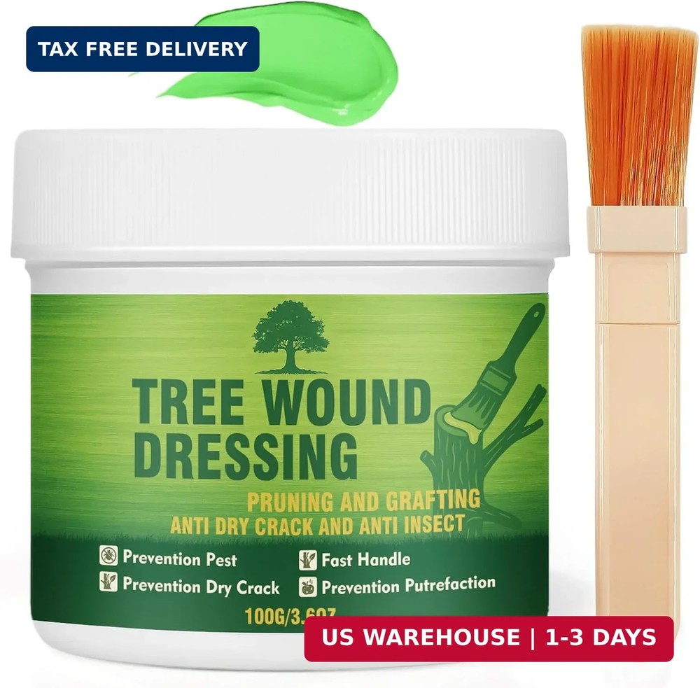 Tree Wound Sealer, Organic Pruning Dressing Paste & Grafting Compound, Natural W