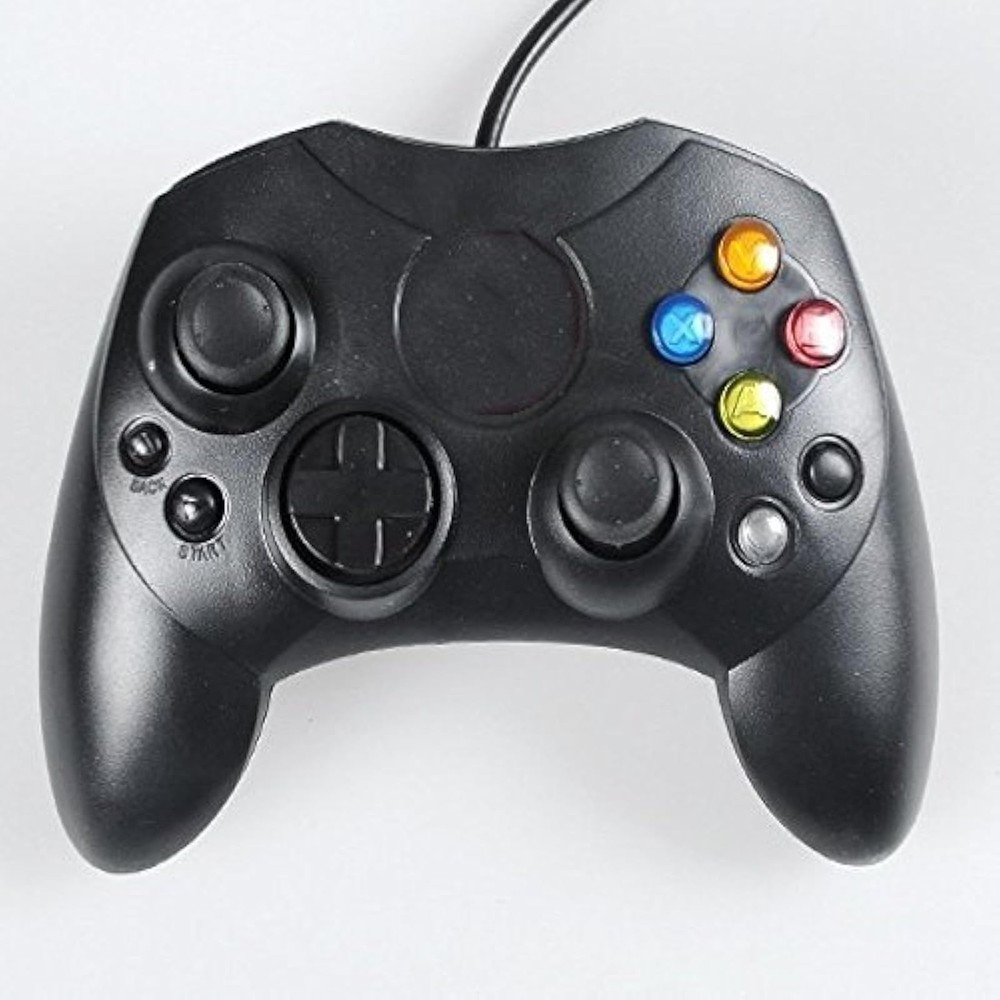 Basic Generic Xbox Controller Black Color Wired Very Good Xbox Original 5Z