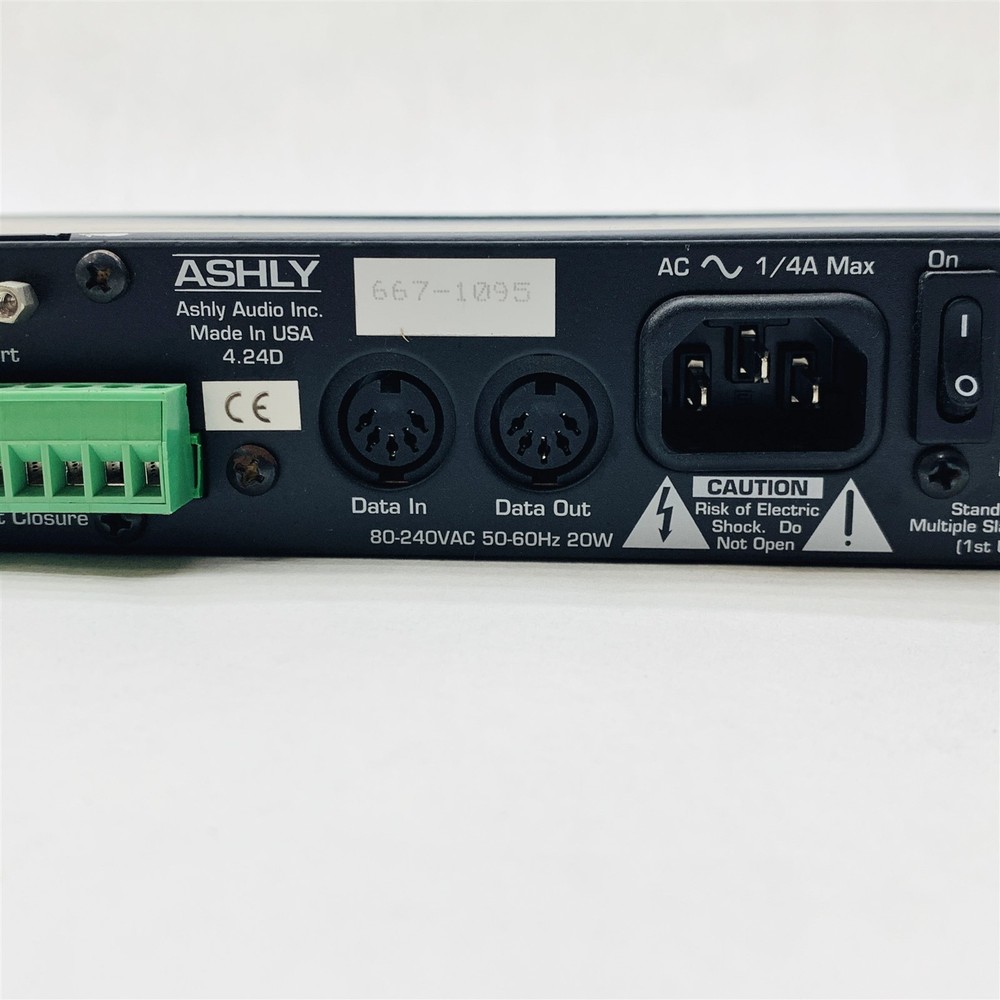Ashly Protea System II 4.24D Digital Audio 4-In/8-Out Distribution Processor