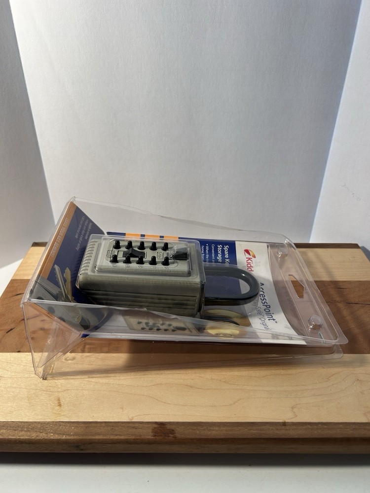 Kidde Access Point Push Button Wall Mounted Key Storage Safe *NEW* Holds 3 Keys