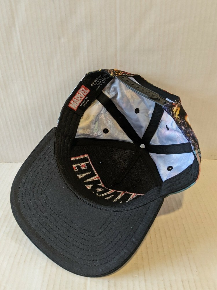 Marvel Comics Logo Avengers Baseball Flatbill Cap Snapback OSFM Hat