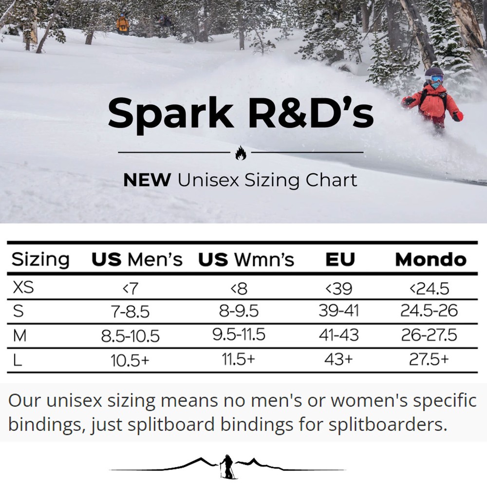 SPARK R&D Surge ST Pro 24/25 Black Splitboard Bindings (B30062425)