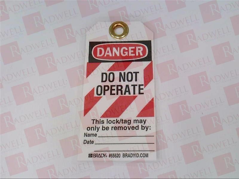 BRADY 65520 / 65520 (NEW NO BOX)