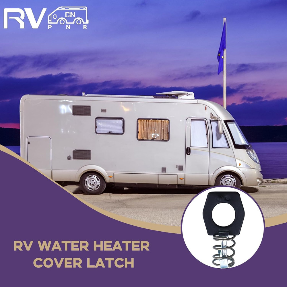 6 Pieces Water Heater Cam Lock, Metal Water Heater Door Latch, RV Camper Hot Wat