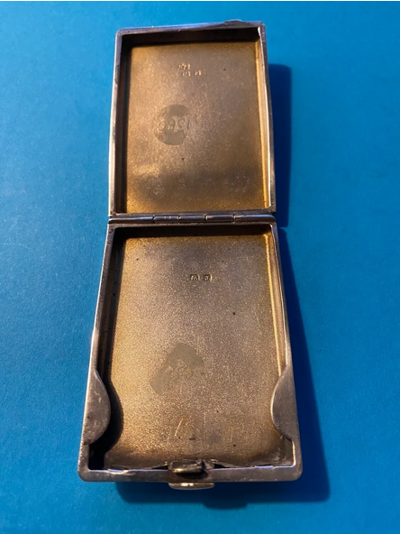 Silver Matchbook (Vesta) Case - 1933 Robert Pringle & Sons - B'ham