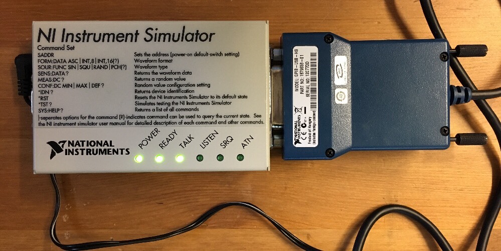 National Instruments NI Instrument Simulator