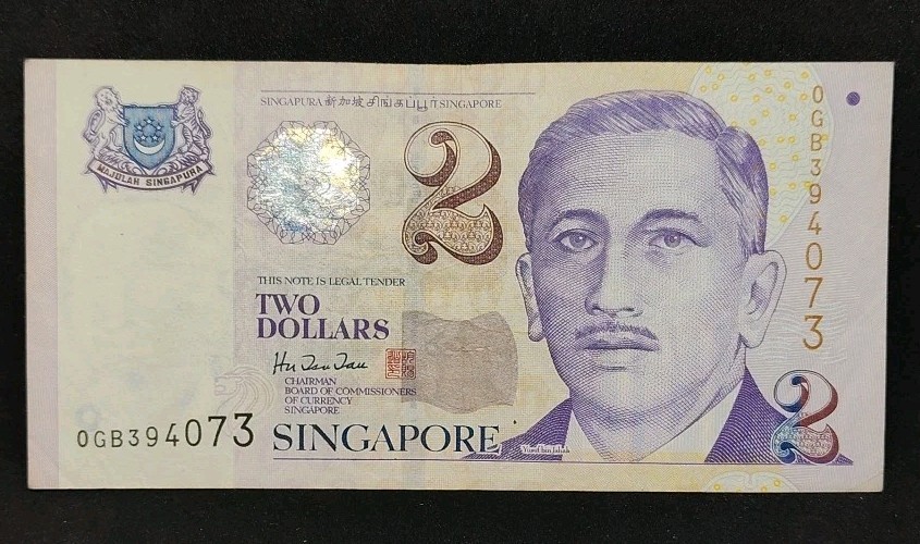 2000 Singapore Two Dollars 0GB394073