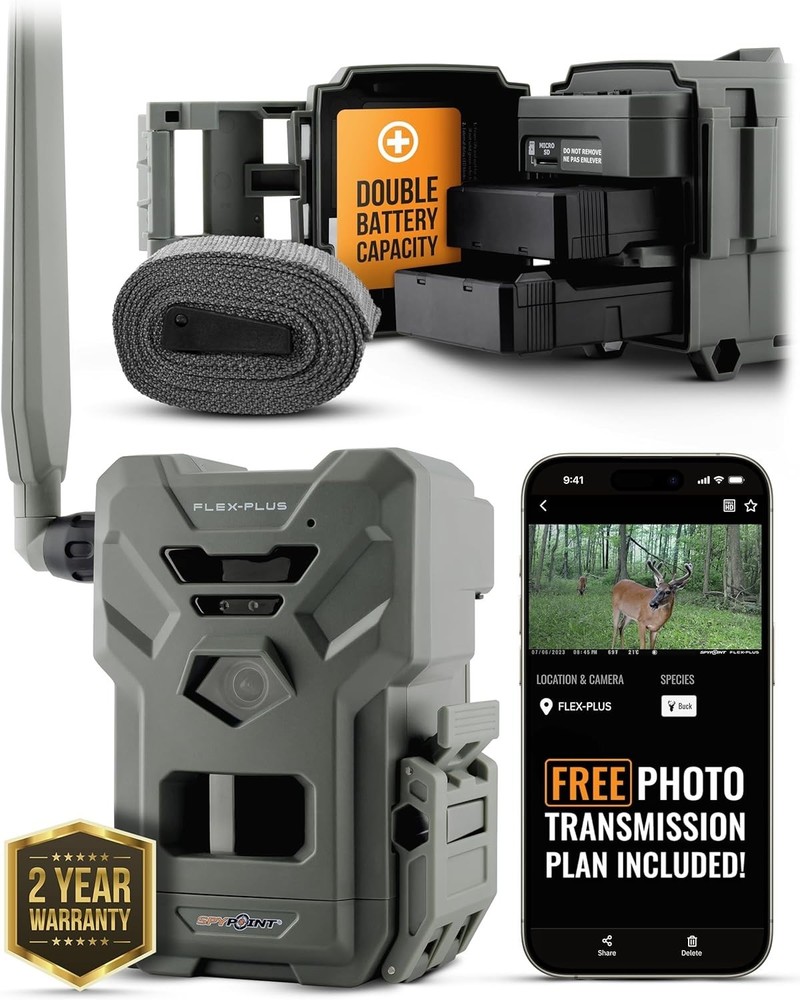 Spypoint FLEX-PLUS 36 Megapixel Cellular Trail Camera
