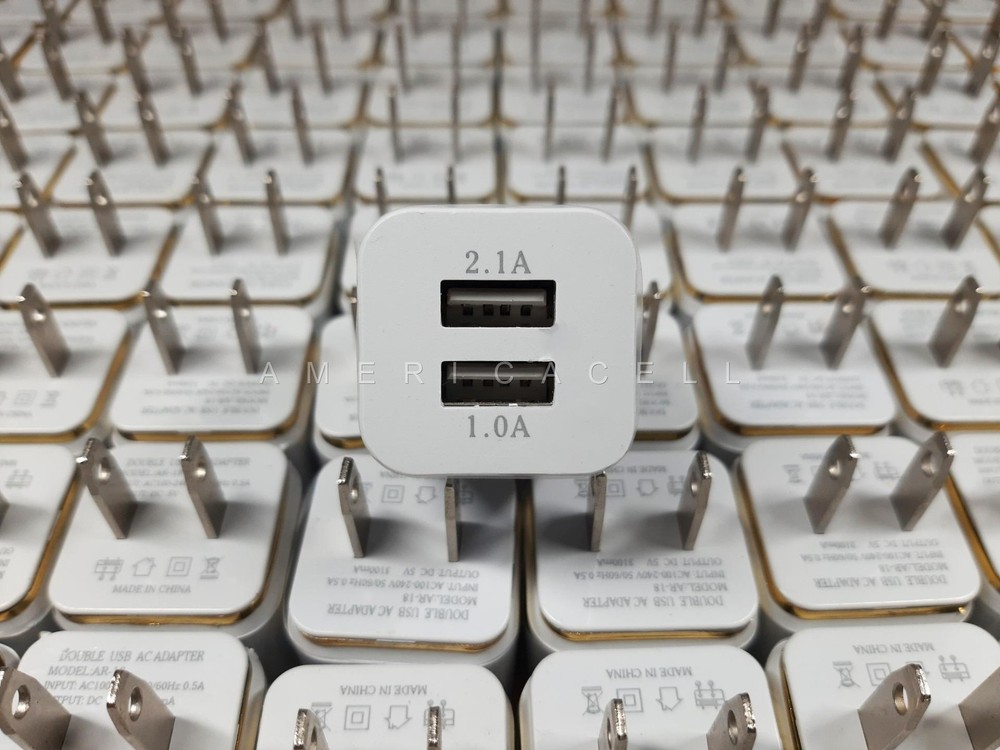 20 Pack USB Type-C Cable 3ft & Dual Fast Charger For Android