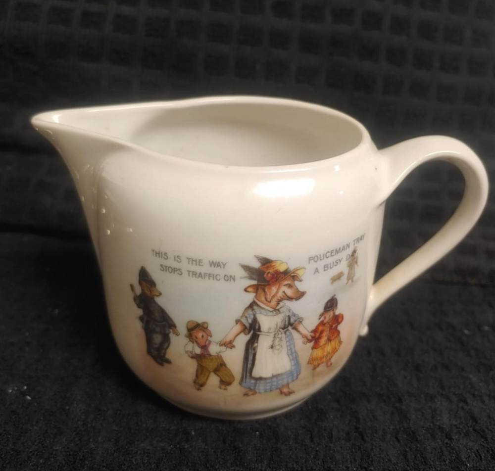 vintage policeman tray creamer germany