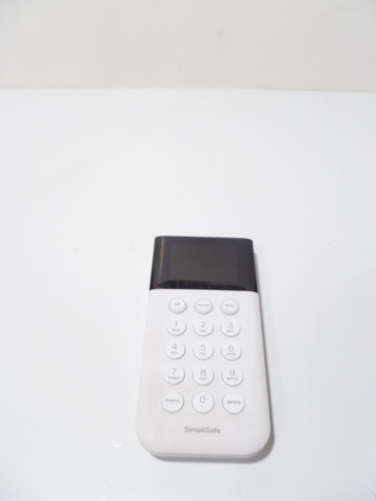 SimpliSafe SSKP3 Security Keypad Remote Wireless White
