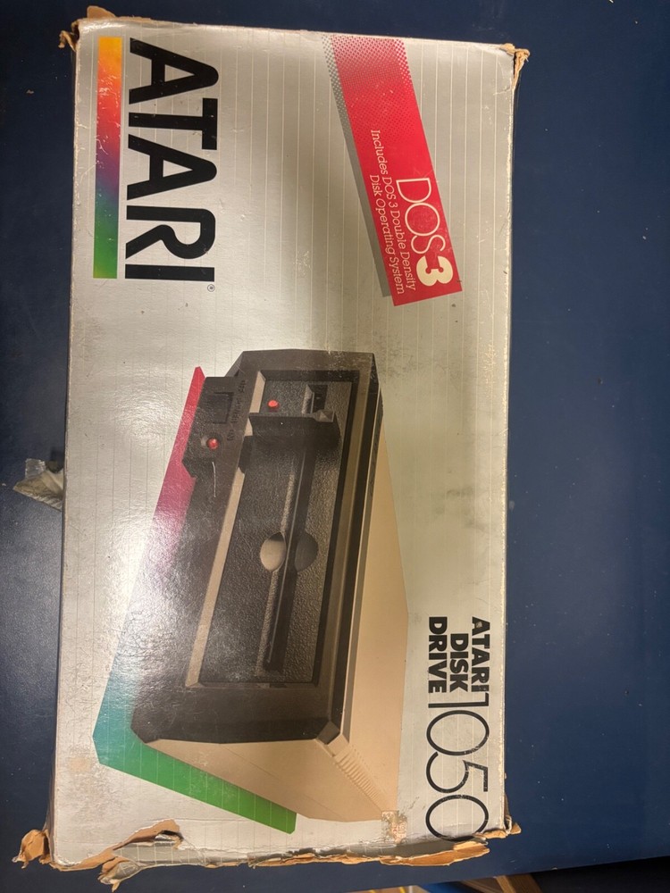 Atari 800xl Computer & 1050 disk drive with box untested/unused read details