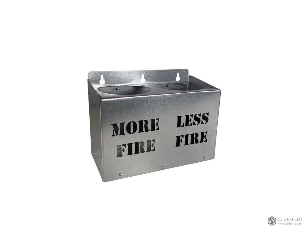 Torch and Fire Extinguisher Wall-Mount Caddy Holder: More Fire, Less Fire