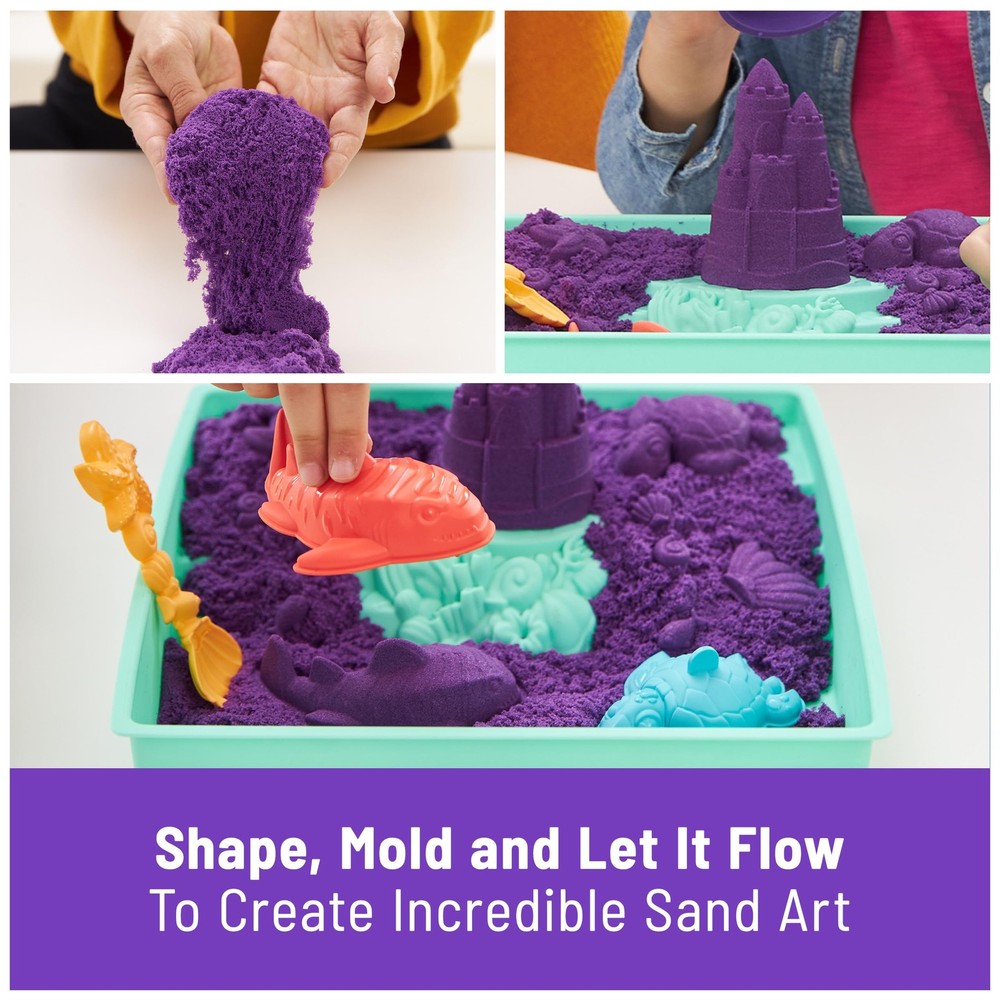 , Sandbox Set, Creative Easter Gifts, Includes 1lb Purple Moldable Play Sand,...