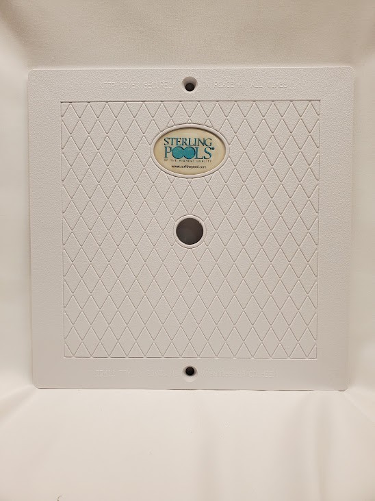 White Square Skimmer Lid