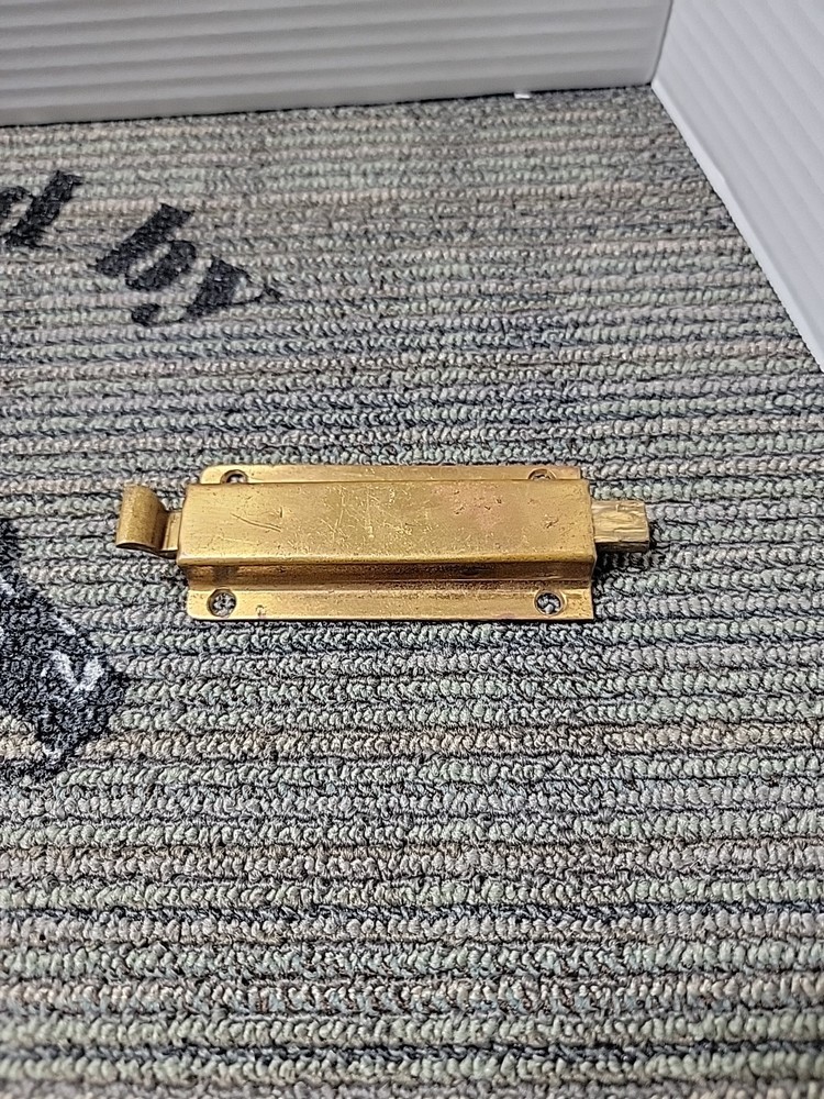 Vintage Brass Slide Lock / Latch /0325