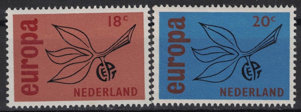 NETHERLANDS:1965 SC#438-39 MNH Europa Issue  AB