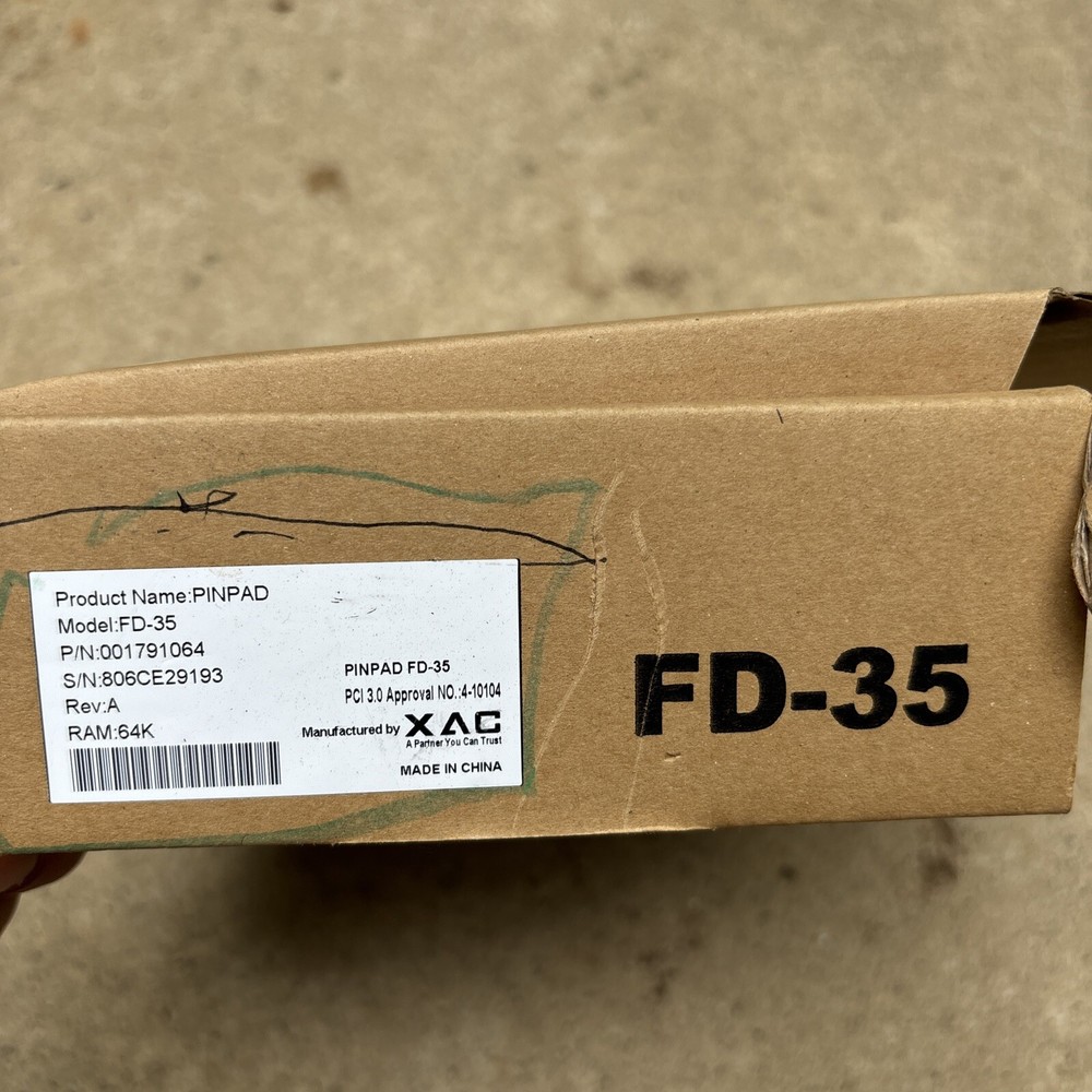 FD-35 First Data Pin Pad