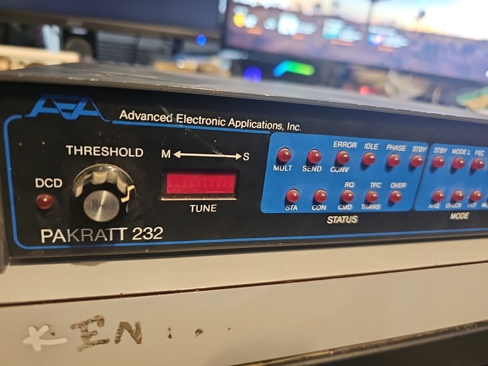AEA Pakratt PK-232 Multi-Mode Data CONTROLLER Untested