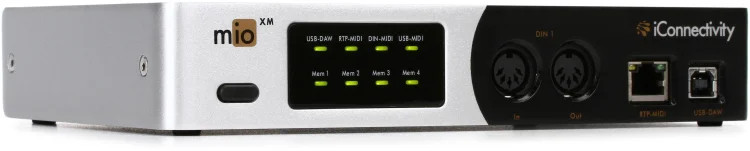 iConnectivity mioXM 4x4 USB-MIDI, DIN-MIDI, RTP Network-MIDI Interface