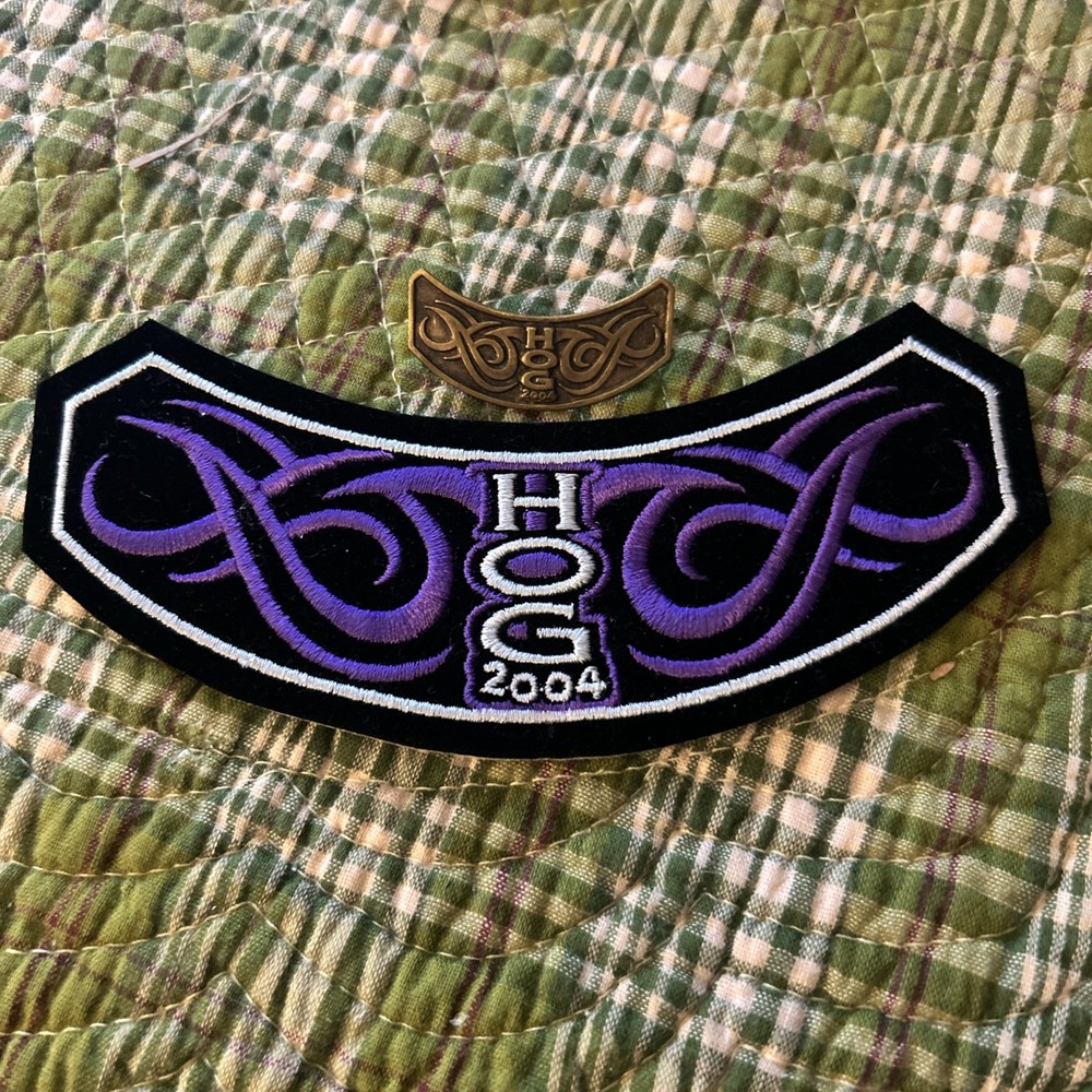 ✨ 2004 HOG Harley Owners Group Patch And Pin Set Harley Davidson