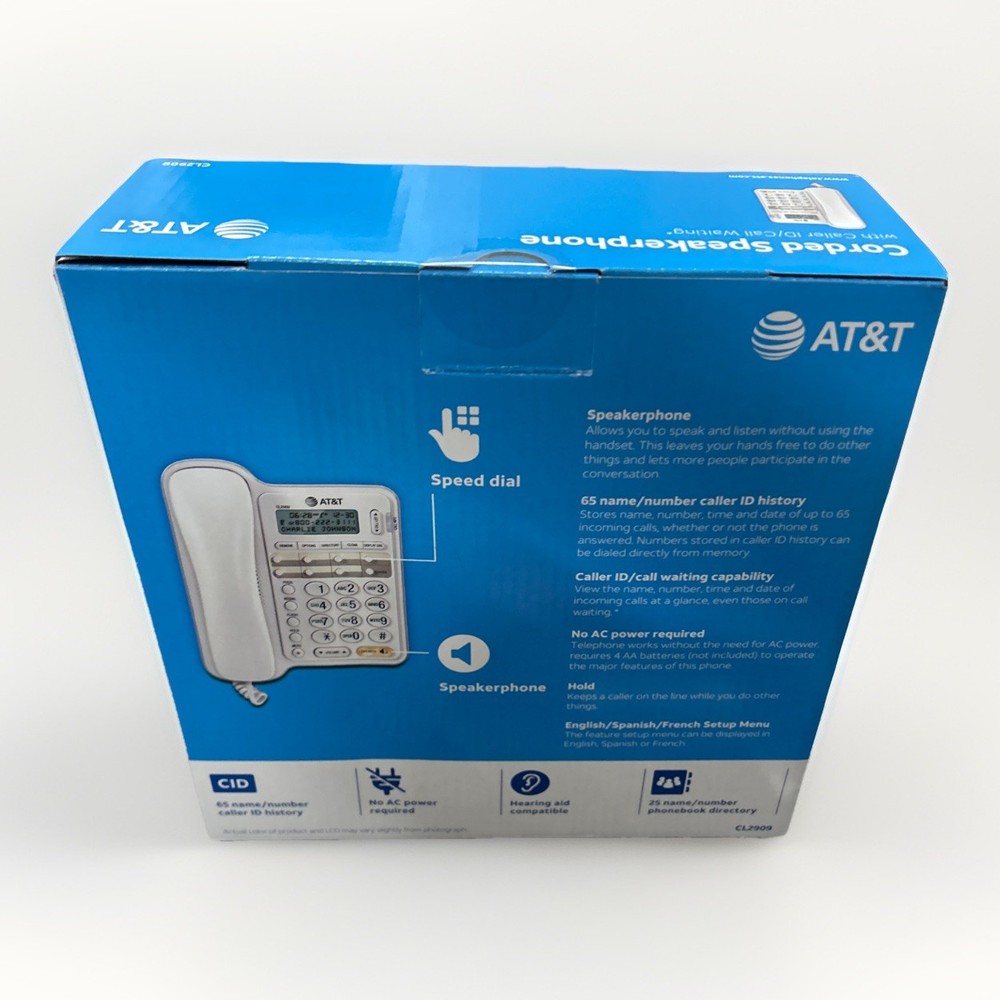 AT&T 2909 Phone - White