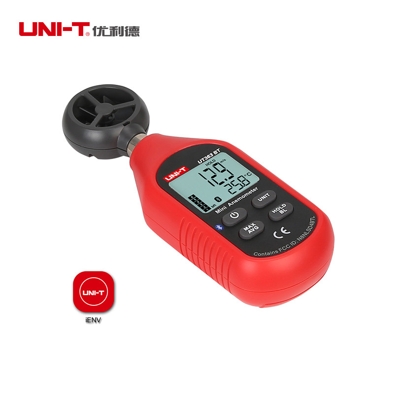 UNI-T UT363BT Digital LCD Anemometer Bluetooth Wind Speed meter Temperature Test