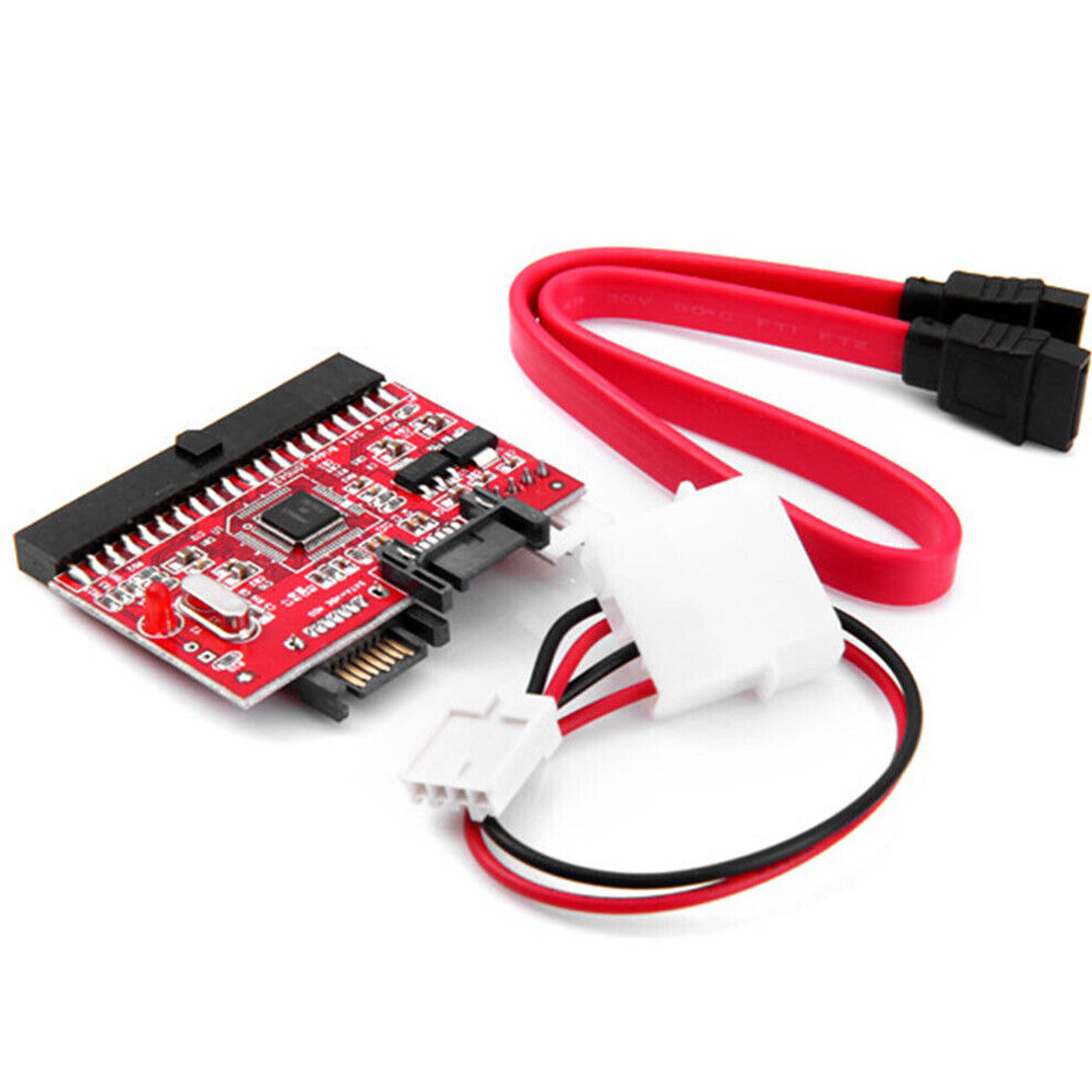 4PC IDE TO Serial ATA SATA Interface Hard Drive HDD Adapter Converter W/ Cable
