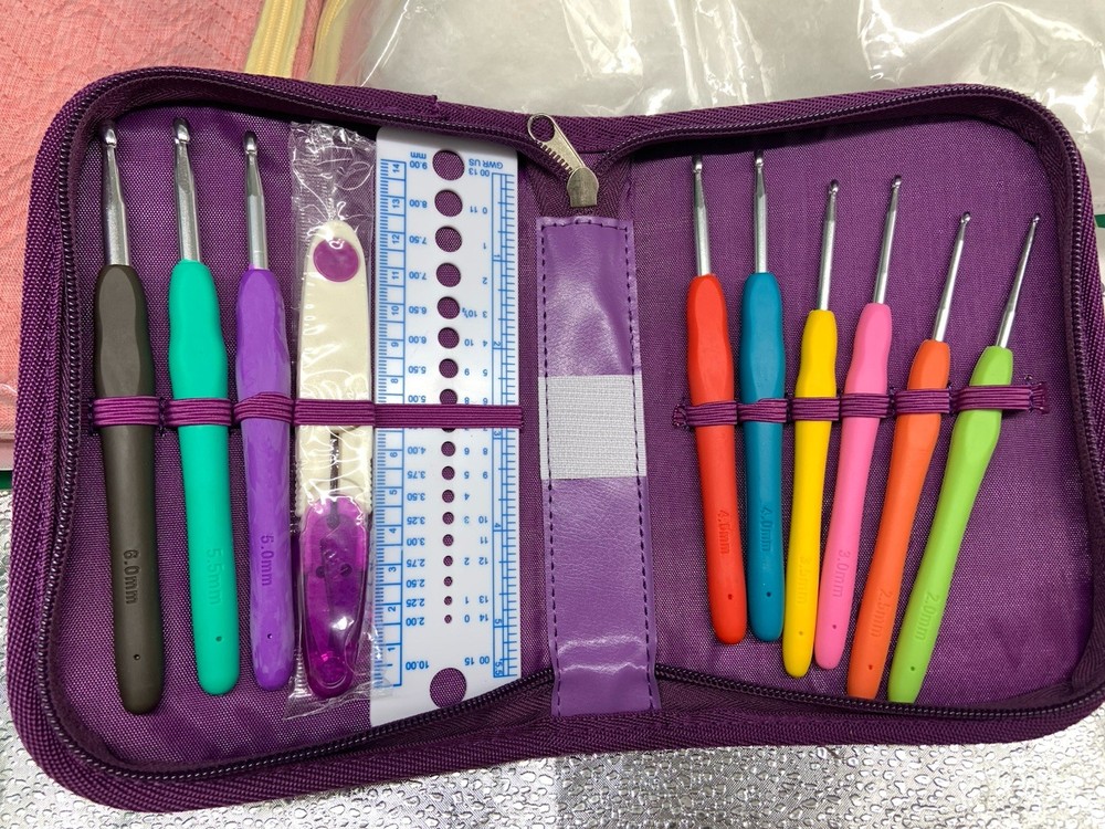 Modda Crochet Kit for Beginners Adults & Kids Backpack Tools Set & Video Course