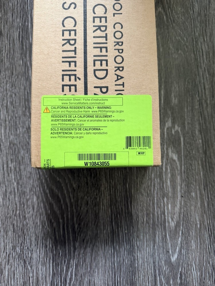 Genuine OEM Whirlpool Refrigerator Control Board W10843055 New