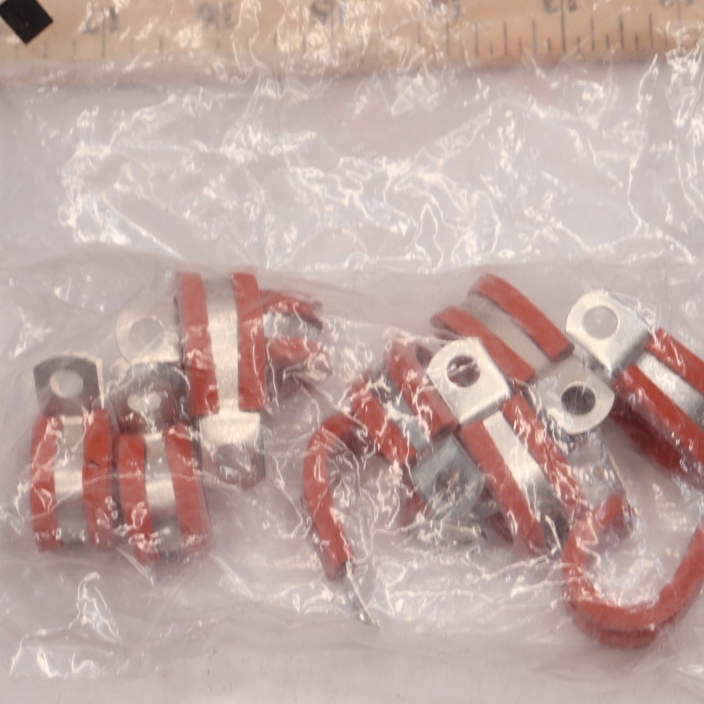 (10-Pk) Cushioned Clamp Red 5/8" STARSS10HTM1