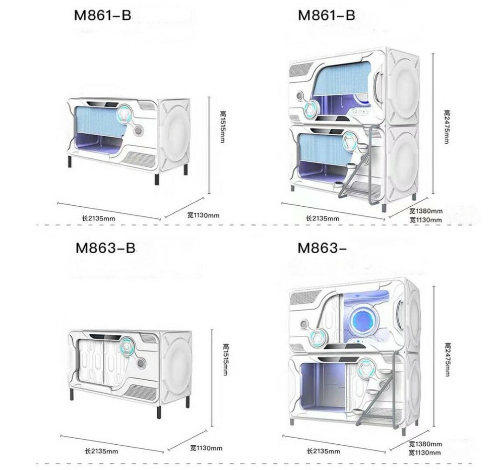 Sleep Pods Single Unit by Safe Room Designs Catalog