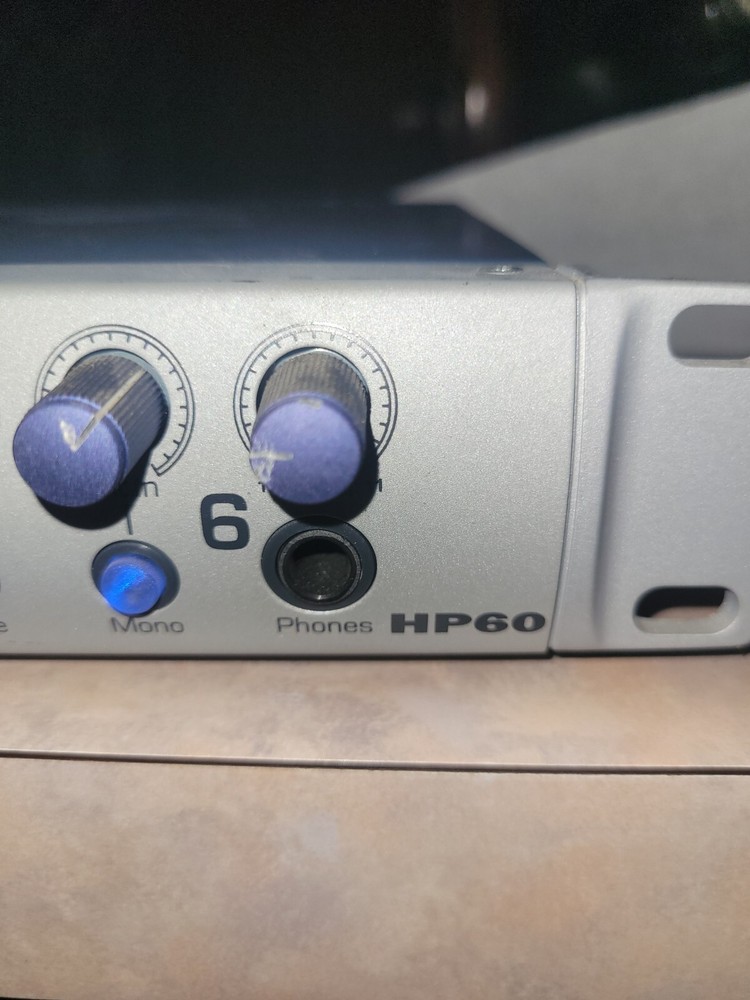 PreSonus HP60 Headphone Mixing System Amp 6 Channels Nice *Read Description*