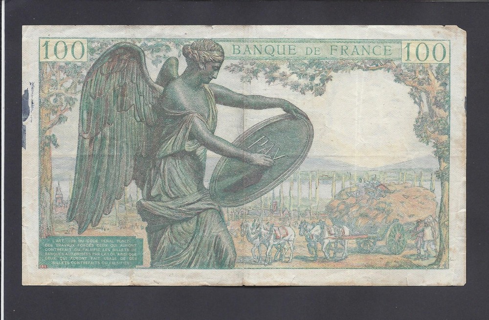 FRANCE - 100 FRANCS 1942 @ @