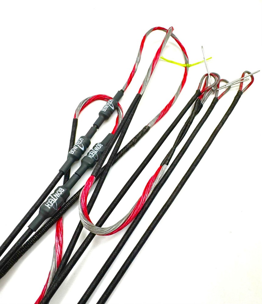 Bowtech Carbon Knight (Red & Silver) OEM String & Cable (Full Set)