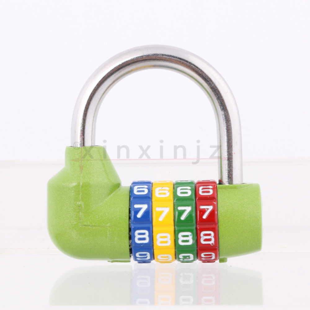 1PCS Secure Combination 4 Digit Number Lock Gym Padlock