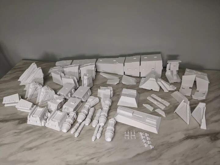 Venator Star Destroyer Ship - DIY 3d