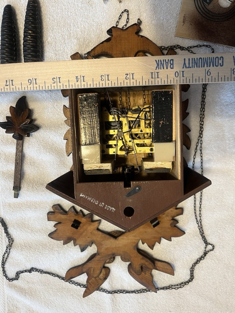 Vintage West German Cuckoo clock
